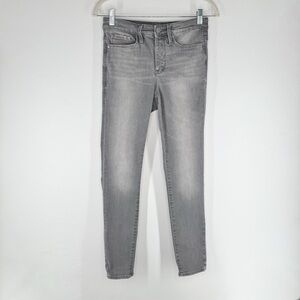 Athleta Sculptek Grey Wash Skinny Jeans Women’s Size 4